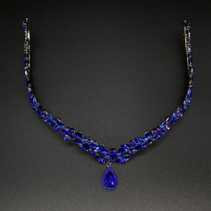 Tiara Königsblau